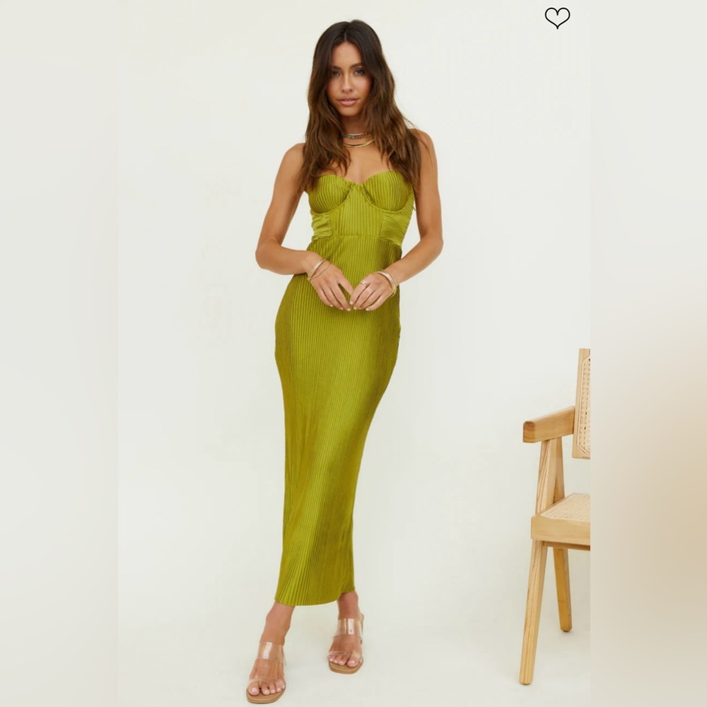Fortunate One Kinds of Love Maxi Dress - Green - Picture 4 of 8